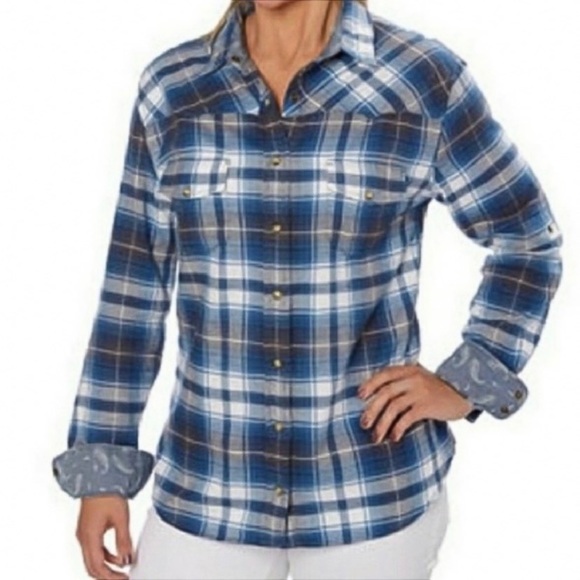 Jachs girlfriend flannel shirt bea Clearance